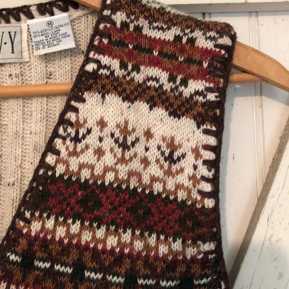 Vintage wool blend vest - Picture 4 of 8